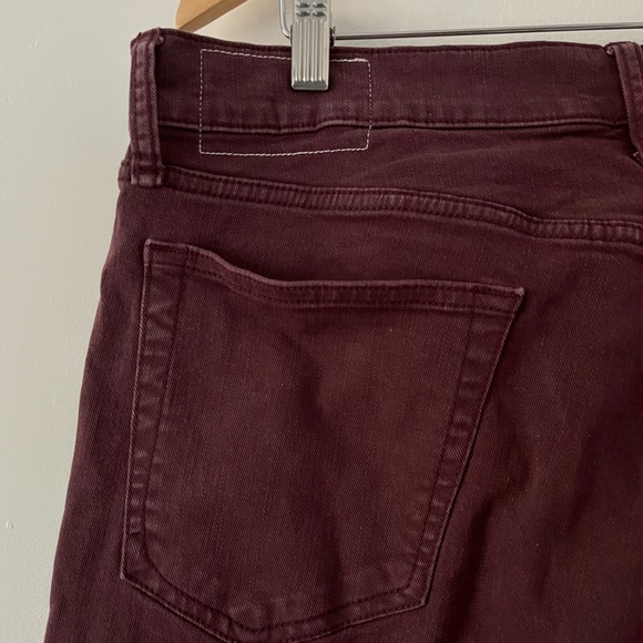 Rag & Bone Fit 2 Slim Dark Red Men Jeans - Picture 8 of 13